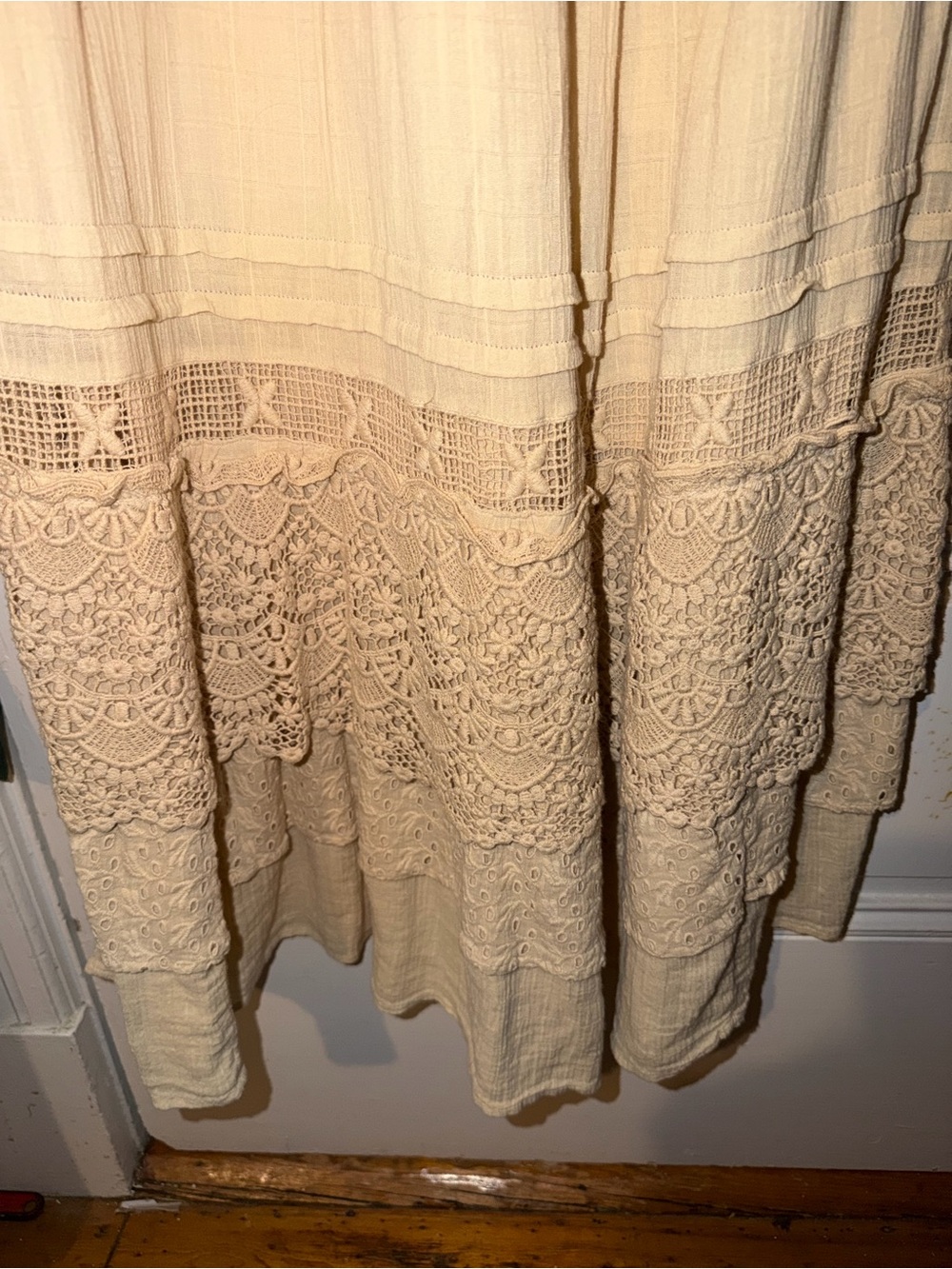 Free People McKenzie Lace convertible Maxi Skirt NWT - Picture 3 of 10